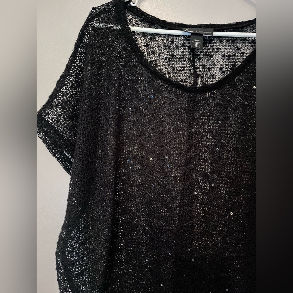 Lane Bryant Black Dolman Sleeve Blouse - Picture 7 of 7